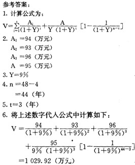 房地產估價師考試試題
