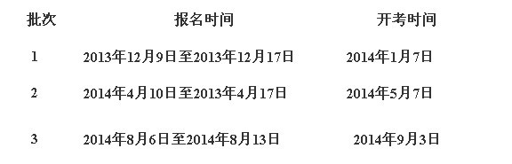 興安盟2014年度職稱計算機(jī)考試計劃安排